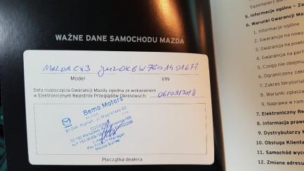 Zdjęcie przedmiotu: Mazda Cx-3 2.0 SkyMotion