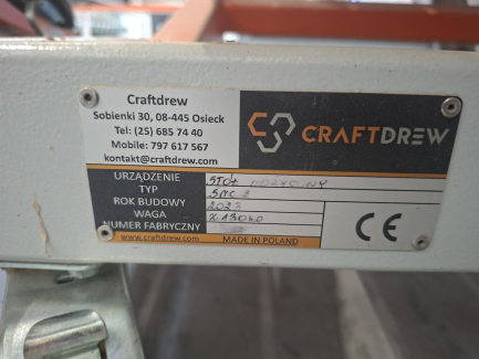 Zdjęcie przedmiotu: Столярне обладнання (візки та транспортні столи) від CRAFTDREW