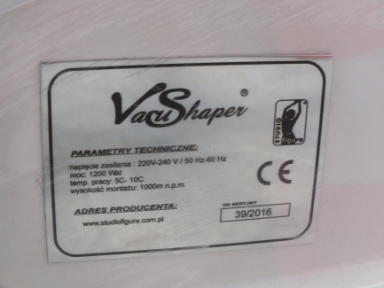 Zdjęcie przedmiotu: VACU SHAPER body shaping device