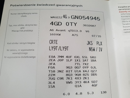 Zdjęcie przedmiotu: Audi A6