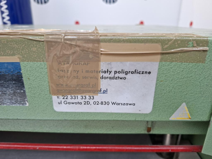 Zdjęcie przedmiotu: Prasa do książek z wypalarką rowk&oacute;w SCHMEDT PRAFORM HSS 2100 