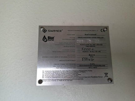 Zdjęcie przedmiotu: Kontener laminowany bez izolacji do AdBlue SWIMER BlueForceOne 5000L