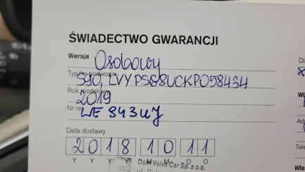 Zdjęcie przedmiotu: Volvo S90 D5 SCR AWD Inscription aut