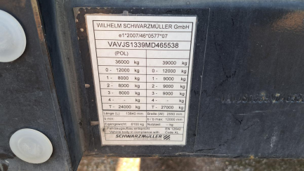 Zdjęcie przedmiotu: SCHWARZMULLER J-SERIE Skrzyniowa
