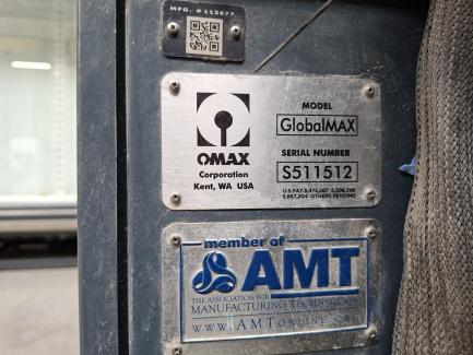 Zdjęcie przedmiotu: Wycinarka wodna OMAX GLOBALMAX 1530