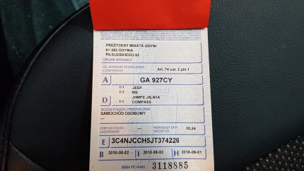 Zdjęcie przedmiotu: Jeep Compass Kombi  1.4 TMair Limited  Aukcja pakietowa 4 sztuki 