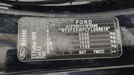 Zdjęcie przedmiotu: Ford Mondeo 2.0 EcoBlue Titanium aut