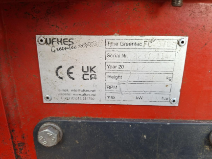 Zdjęcie przedmiotu: Гусеничний екскаватор JCB 220X + валкова головка GREENTEC UFKES FC 370 для обрізки дерев та кущів