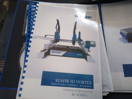 Zdjęcie przedmiotu: Automatic oxygen-plasma cutting machine Eckert Szafir