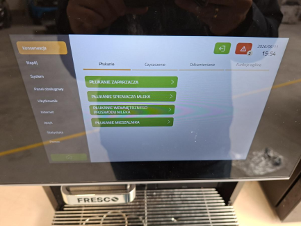 Zdjęcie przedmiotu: Кавоварка під тиском FRESCO X580C + холодильник MILK COOLER C5