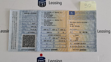 Zdjęcie przedmiotu: Peugeot Boxer 435 2.2 BlueHDi E6.2 3.5t Oświadczenie o zagubieniu DR