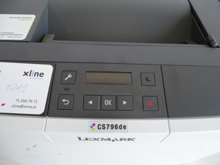Zdjęcie przedmiotu: LEXMARK CS796de laser printer
