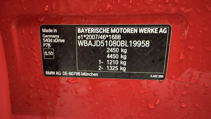 Zdjęcie przedmiotu: BMW 540D xDrive Steptronic