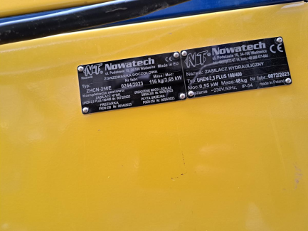 Zdjęcie przedmiotu: NOVATECH ZHCN-250 E hydraulic butt welding machine
