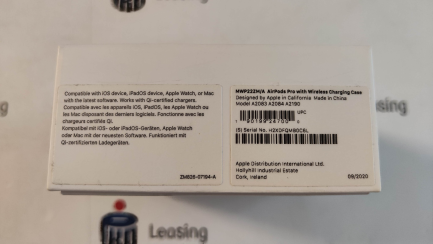 Zdjęcie przedmiotu: Бездротові навушники Apple AirPods Pro з футляром для бездротової зарядки, код товару MWP22ZM/A