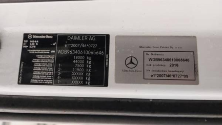 Zdjęcie przedmiotu: Mercedes-benz Actros E6 18.0t