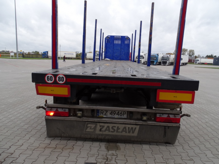 Zdjęcie przedmiotu: ZASŁAW D-651A platform semitrailer