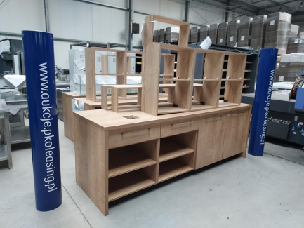 Zdjęcie przedmiotu: Bar furniture (3x cupboard, 4x shelf, 1x glass extension)