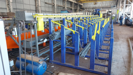 Zdjęcie przedmiotu: Rebar cutting line Shilt Engineering BV (Netherlands) Multibar 300