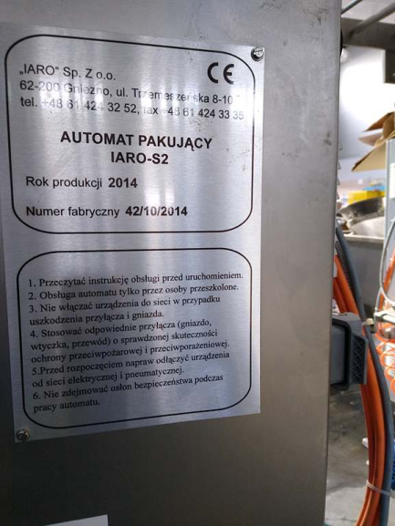 Zdjęcie przedmiotu: Line for packing loose products