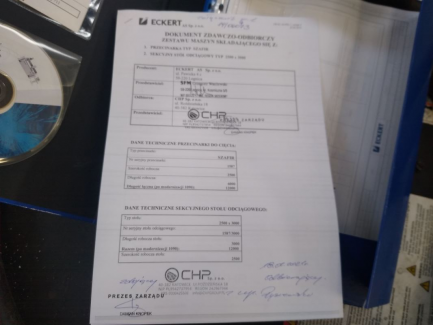 Zdjęcie przedmiotu: Automatic oxygen-plasma cutting machine Eckert Szafir