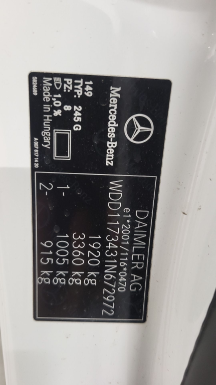Zdjęcie przedmiotu: Mercedes-benz Cla 200 7G-DCT Urban