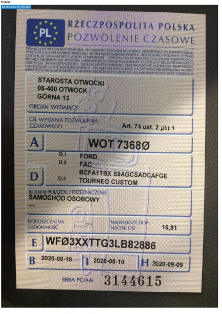 Zdjęcie przedmiotu: Ford Transit Custom 320 2.0 TDCi E6.2 3.2t