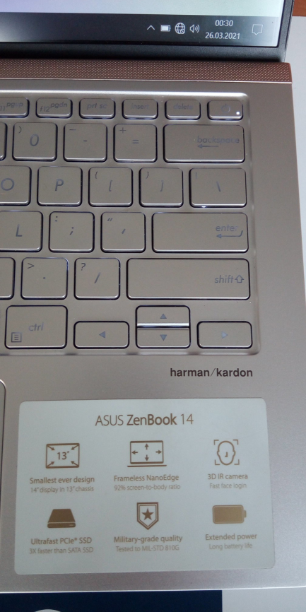 Zdjęcie przedmiotu: ASUS ZenBook 14.1 "Laptop UX433FN i7-8565U / 16GB / 512PCie / Win10