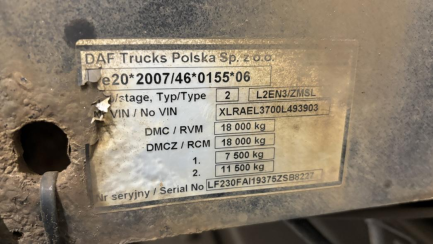 Zdjęcie przedmiotu: DAF LF FA 230 E6 19.0t
