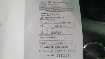 Zdjęcie przedmiotu: Opel GRANDLAND Combi