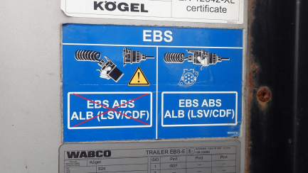 Zdjęcie przedmiotu: KOEGEL S24-1 curtain semi-trailer