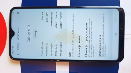 Zdjęcie przedmiotu: Samsung Galaxy A10 smartphone