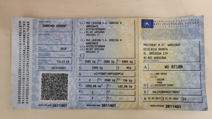 Zdjęcie przedmiotu: LAND ROVER Discovery Sport 2.0 TD4 SE