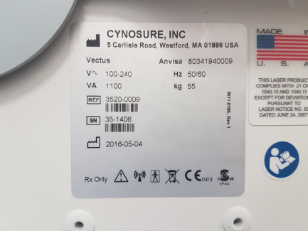 Zdjęcie przedmiotu: PALOMAR VECTUS hair removal laser