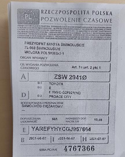 Zdjęcie przedmiotu: Toyota PROACE City 1.5 CRD E6.2 2.4t Active S&S