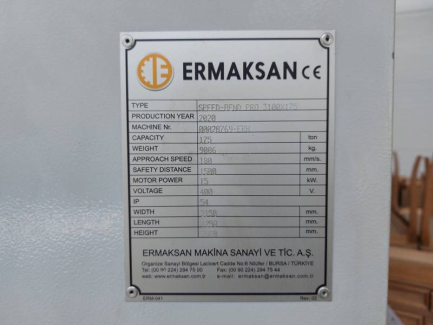 Zdjęcie przedmiotu: Hydraulic press brake Ermaksan Speed-Bend Pro 3100x175