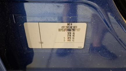 Zdjęcie przedmiotu: Dacia Sandero Stepway Comfort 1.0 Tce