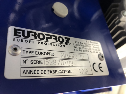 Zdjęcie przedmiotu: Putty aggregate with Europro Mixpro 70 + Jetmix 100 mixer