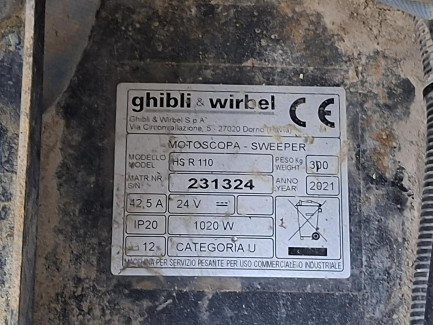 Zdjęcie przedmiotu: ZAMIATARKA GHIBLI & WIRBEL HS R 110