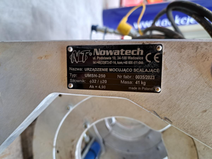 Zdjęcie przedmiotu: NOVATECH ZHCN-250 E hydraulic butt welding machine