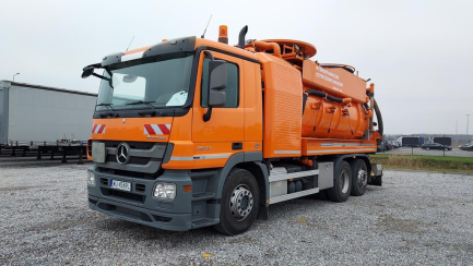 Sewer cleaning special truck Mercedes-Benz 2544 L Actros E5 25.0t