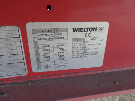 Zdjęcie przedmiotu: WIELTON NS3K Curtain trailer