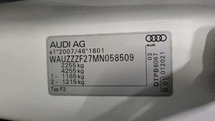 Zdjęcie przedmiotu: Audi A6 35 TDI mHEV S tronic Oświadczenie o utracie DR