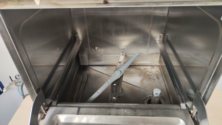 Zdjęcie przedmiotu: Zmywarko wyparzarka Stalgast 801507 uniwersalna, dozownik płynu myjącego, pompa zrzutowa, P 4.9/3.4 kW, U 400/230 V