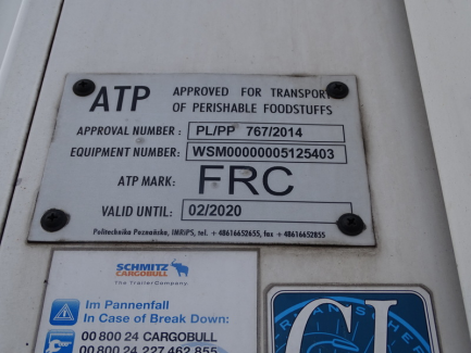 Zdjęcie przedmiotu: SCHMITZ CARGOBULL SCB*S3B Refrigerator