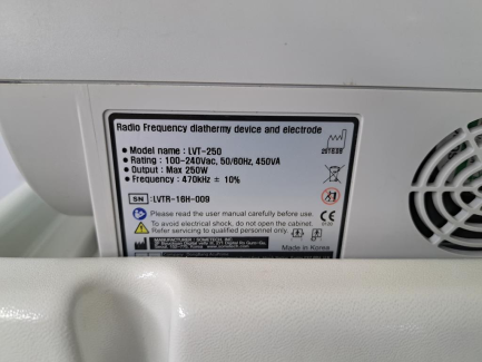 Zdjęcie przedmiotu: Medical device SOMETECH INC RF Diathermy LVT-250