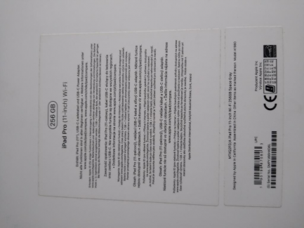 Zdjęcie przedmiotu: Apple iPad Pro 11 / A1980 tablet