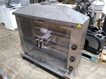 Zdjęcie przedmiotu: Gas rotisserie for roasting chickens with a single load of 24 KROMET OGZ-24NC