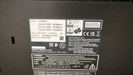 Zdjęcie przedmiotu: Багатофункціональний пристрій KONICA MINOLTA BIZHUB C250i