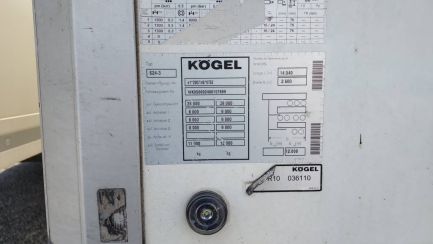 Zdjęcie przedmiotu: KOEGEL SVT24 COOL 39.0t Рефрижератор